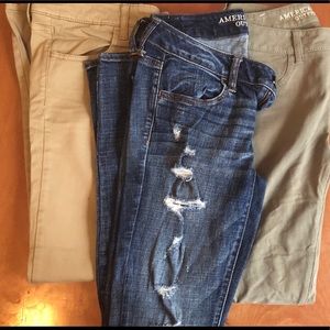 America Eagle Outfitters 3-piece pant set